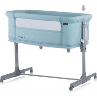 CHIPOLINO Postieľka Mommy 'n Me 2v1 Blue Mint