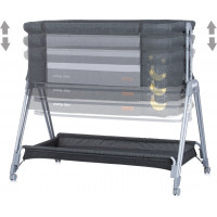 CHIPOLINO Postieľka Pretty Close 3v1 Anthracite