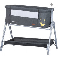 CHIPOLINO Postieľka Pretty Close 3v1 Anthracite