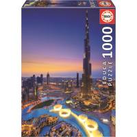 EDUCA Puzzle Kúzla Arábia: Burj Khalifa, Spojené Arabské Emiráty 1000 dielikov