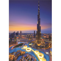 EDUCA Puzzle Kúzla Arábia: Burj Khalifa, Spojené Arabské Emiráty 1000 dielikov
