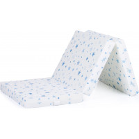 CHIPOLINO Skladací matrac 60 x 120 cm White,blue stars CHIPOLINO Skladací matrac 60 x 120 cm White,blue stars