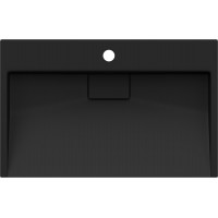 Umývadlo z liateho mramoru MEXEN AVA 60 cm - s otvorom pre batériu - čierne, 23016071