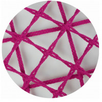 Závesné hojdacie kreslo LUNA - ružové