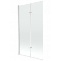 Vaňová zástena MEXEN CASTOR 100x150 cm - chrómová - číre sklo, 892-100-002-01-00