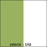 Farebné prevedenie - zelená/biela