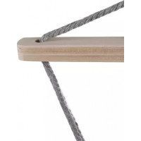 Šedá hojdacia sieť 200 x 100 cm