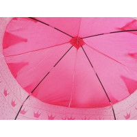 Ružový detský stan