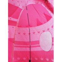 Ružový detský stan