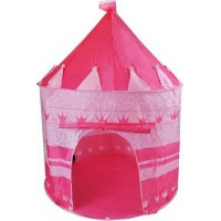 Ružový detský stan