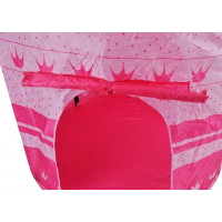 Ružový detský stan
