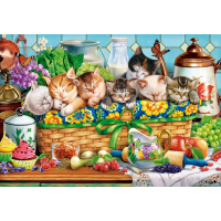 CASTORLAND Puzzle Driemajúce mačiatka 1000 dielikov