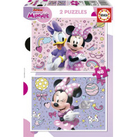 EDUCA Puzzle Minnie 2x48 dielikov