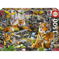 EDUCA Puzzle Skvelá džungľa 1500 dielikov