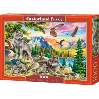 CASTORLAND Puzzle Vlčia rodinka 1000 dielikov