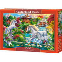 CASTORLAND Puzzle Záhrada jednorožcov 1500 dielikov