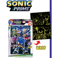 EDUCA Svietiace puzzle Sonic Prime 300 dielikov
