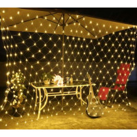 Svetelná sieť 160 LED - teplá biela 31V