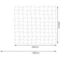 Svetelná sieť 160 LED - teplá biela 31V
