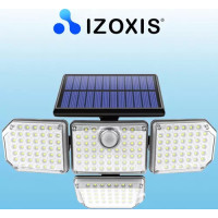 Solárne 171 LED osvetlenie s PIR čidlo pohybu / súmraku