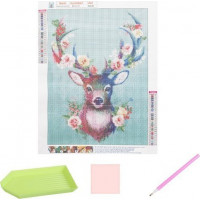 Mozaiková diamantová výšivka H16213 - Jeleň