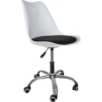 Kancelárska stolička - čiernobiela
