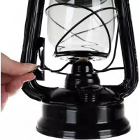 Čierna olejová lampa 24cm