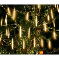 Svetelná závesná girlanda padajúci sneh - 36 LED 50cm - teplá biela