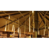 Svetelná závesná girlanda padajúci sneh - 36 LED 50cm - teplá biela