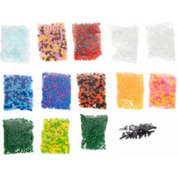 Zažehľovacie korálky - sada 6500 ks + šablóny