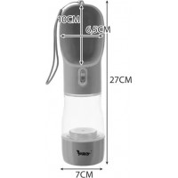 Fľaša pre psov 2v1 300 ml