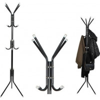 Stojanový vešiak 175 x 42 cm - čierny