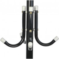 Stojanový vešiak 175 x 42 cm - čierny