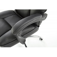 Kancelárska stolička MONICA s podnožkou - čierna