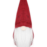 Vianočný stojaci škriatok 30 cm - červený