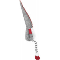 Vianočný sediaci elf 50 cm - šedý