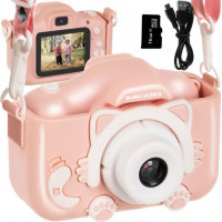 Detský digitálny fotoaparát - ružový