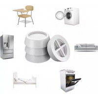 Antivibračné/protišmykové podložky pod práčku - 4 ks