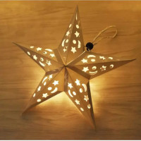 Vianočná 3D LED hviezda - 50 cm
