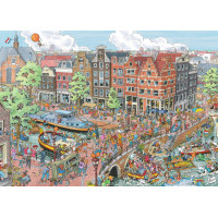 RAVENSBURGER Puzzle Mestá sveta: Amsterdam 1000 dielikov