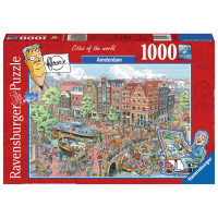 RAVENSBURGER Puzzle Mestá sveta: Amsterdam 1000 dielikov