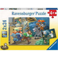 RAVENSBURGER Puzzle Rozprávky 2x24 dielikov