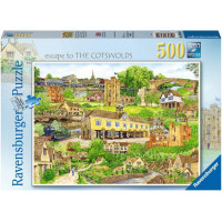 RAVENSBURGER Puzzle Útek do Cotswolds 500 dielikov