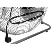 Podlahový ventilátor 55 cm - strieborný