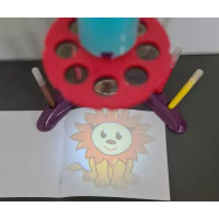 Projektor na kreslenie - tyrkysový