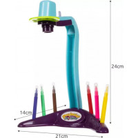 Projektor na kreslenie - tyrkysový