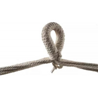 Béžové brazílske závesné hojdacie kreslo 130 x 97 cm