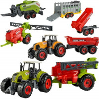 Farmárska súprava - poľnohospodárske stroje - 6 ks