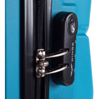 Moderné cestovné kufre PAVO - set S+M+L - tmavo modré