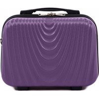 Kozmetický kufrík CADERE - metalicky fialový